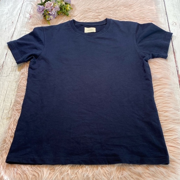 Basic Rights Mens Short Sleeve Navy Tee sz M - Picture 1 of 9